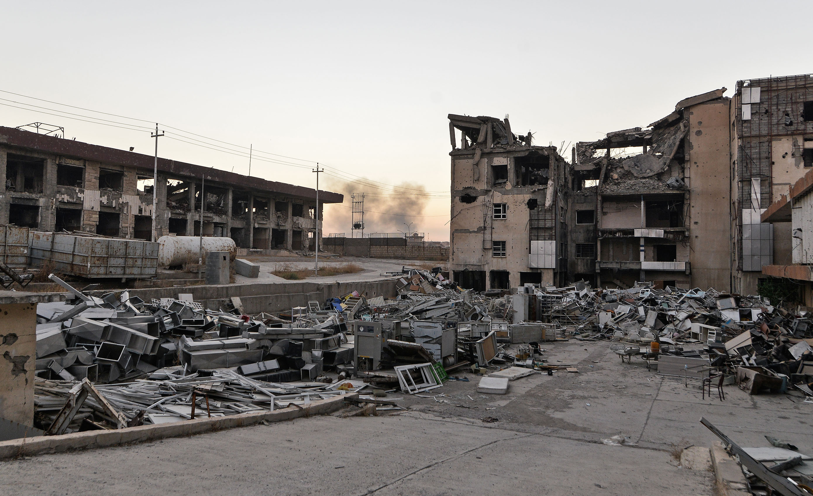 Foto: Musul Hastanesi harabe halde